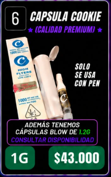 CAPSULA COOKIE CALIDAD PREMIUM